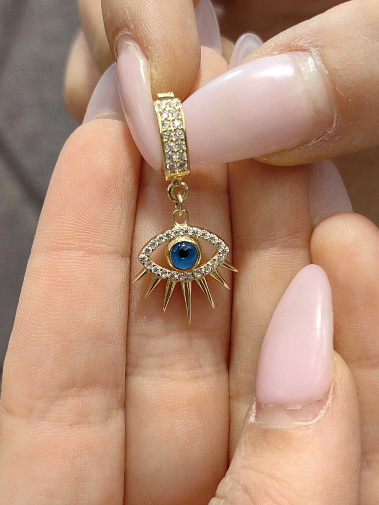 14 AYAR AJDA BİLEZİK NAZAR BONCUKLU GÖZ MODEL CHARM KLU00341 - 2