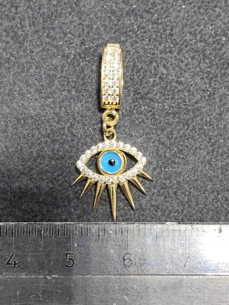 14 AYAR AJDA BİLEZİK NAZAR BONCUKLU GÖZ MODEL CHARM KLU00341 - 3