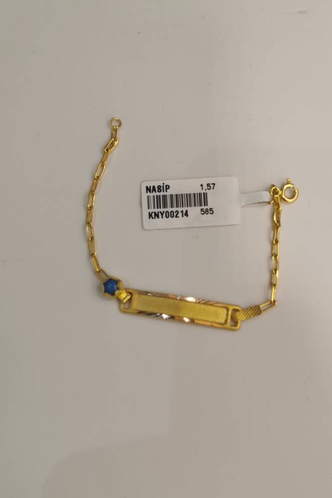 14 AYAR ALTIN ÇOCUK BİLEKLİK KNY00214 - 3