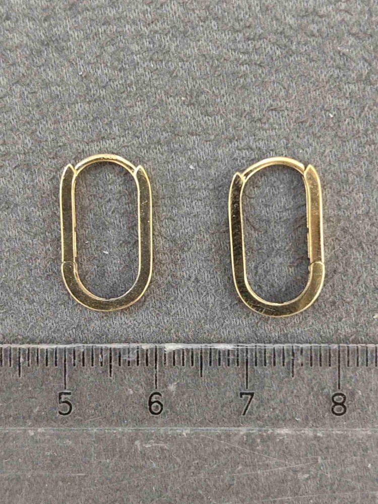 14 AYAR ATAÇ MODEL FANTAZİ ALTIN KÜPE KUP00398 - 5