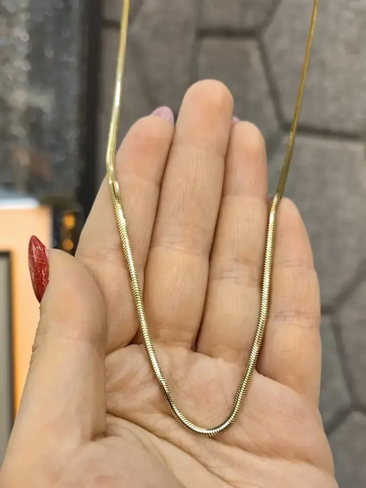 14 AYAR BALIK SIRTI 1 ZİNCİR ALTIN KOLYE ZNC01332 - Nasip Kuyumcu