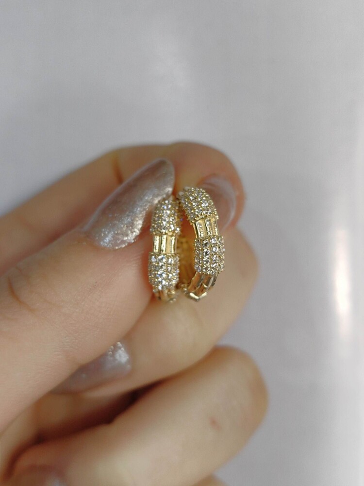 14 AYAR CHARM HALKA ALTIN KÜPE KUP02000 - 2