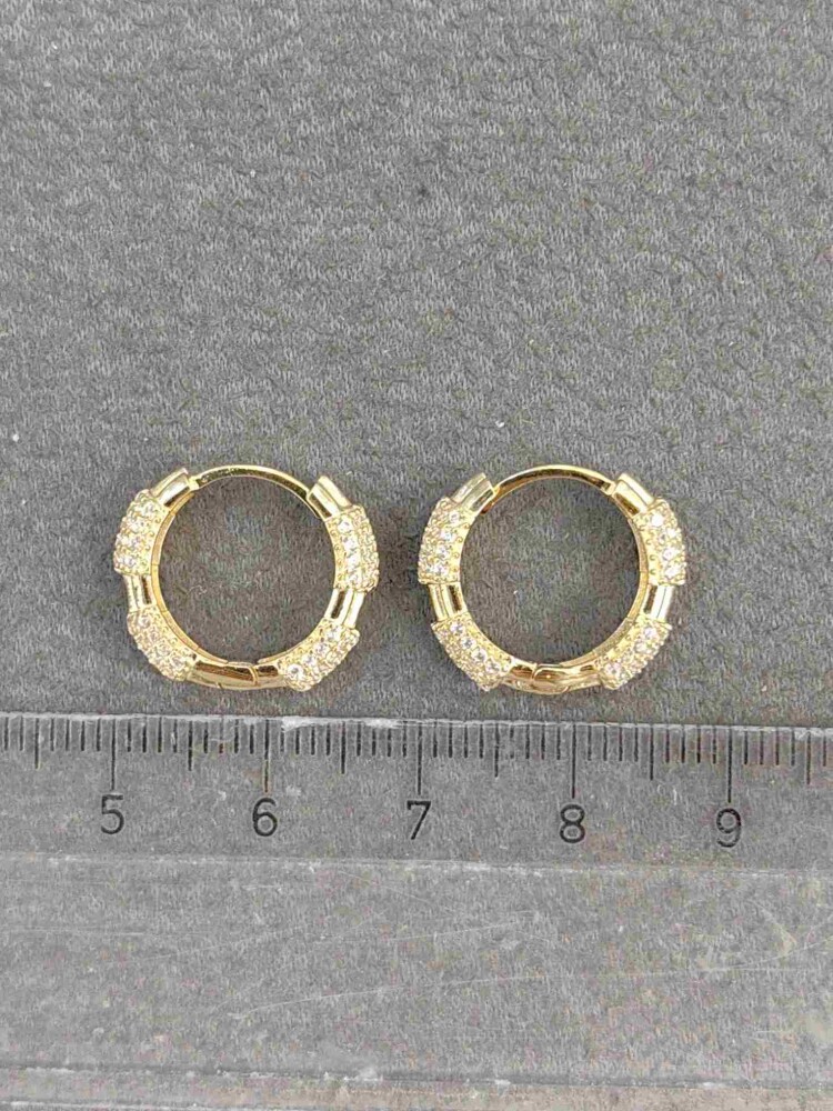 14 AYAR CHARM HALKA ALTIN KÜPE KUP02000 - 4
