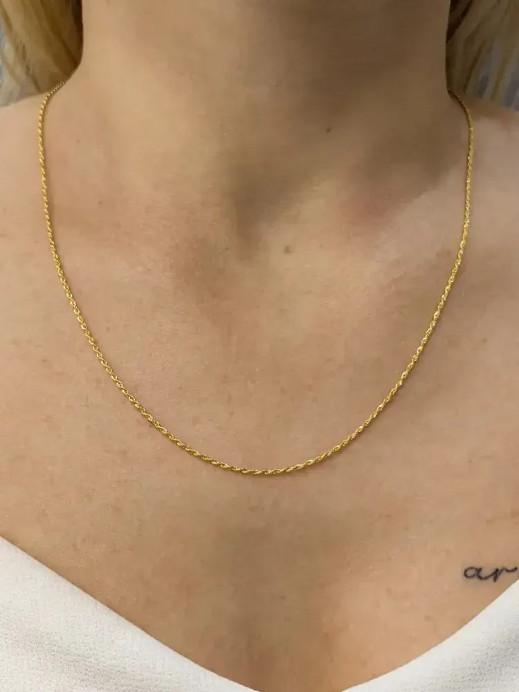 14 AYAR HALAT ZİNCİR KOLYE NO:1 XZNC00816 - Nasip Kuyumcu