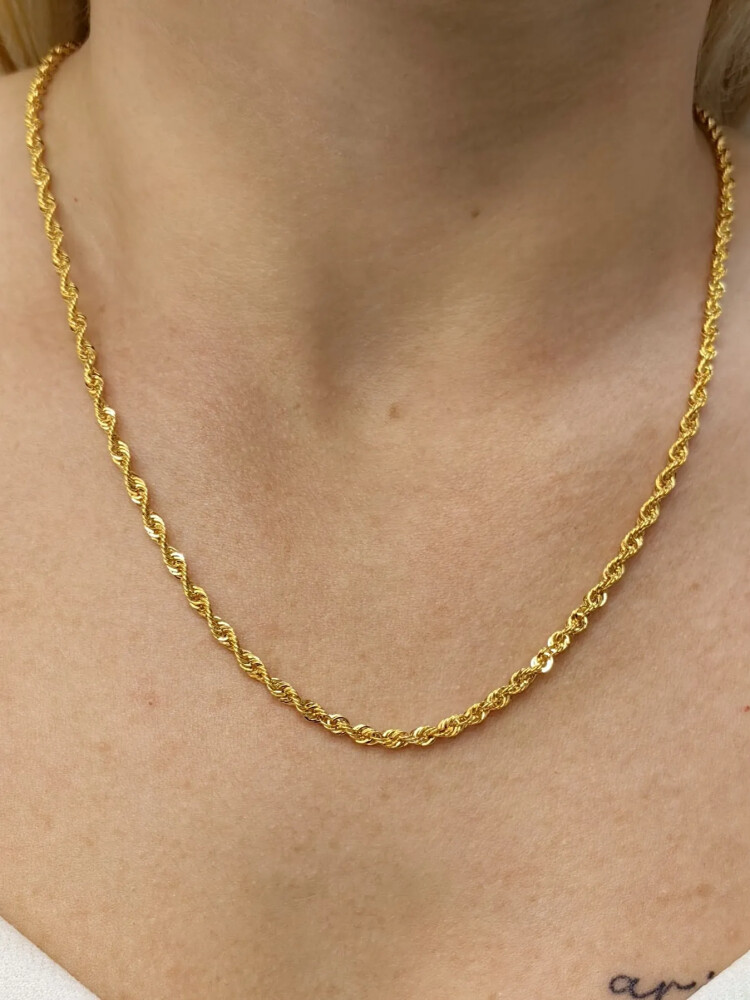 14 AYAR HALAT ZİNCİR KOLYE NO:4 XZNC00997 - Nasip Kuyumcu