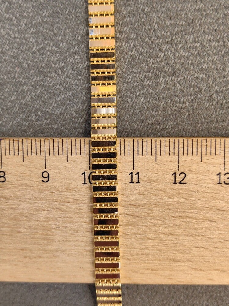 14 AYAR KALEMLİ SÜZME ALTIN TARZ BİLEKLİK KNY02643 - 3