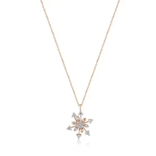 14 AYAR PİANO LILY PIRLANTA KOLYE PXP0035 - 2