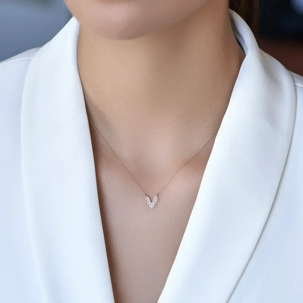 14 AYAR PİANO CABARET LOVE ALTIN KOLYE PXP0033 - Piano Jewellery