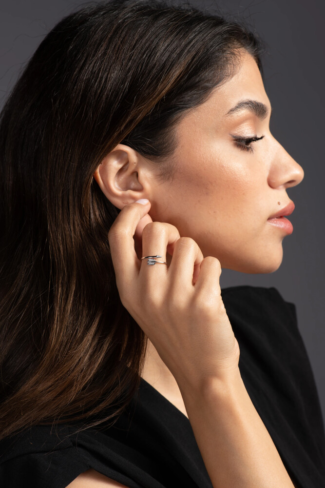 14 AYAR PİANO CABARET OK ALTIN YÜZÜK PXR0098 - Piano Jewellery