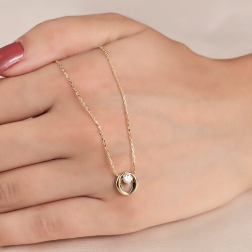 14 AYAR PİANO CABARET TOHUM ALTIN KOLYE PHX0013-P - 2