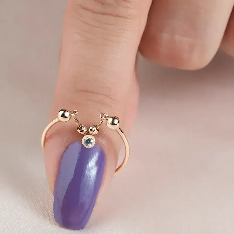 14 AYAR PİANO CABARET TOP SALLANTILI ALTIN YÜZÜK PXR0074 - Piano Jewellery