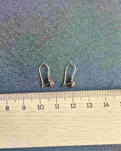 14 AYAR PIR PIR KELEBEK MENGEÇLİ ALTIN KÜPE KUP02992 - 3