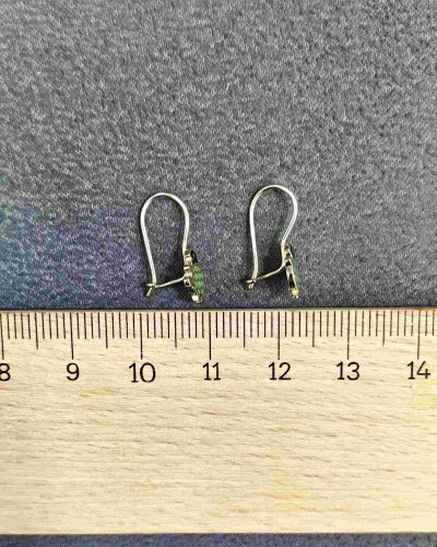 14 AYAR TOSPİK MENGEÇLİ ALTIN KÜPE KUP02990 - 3