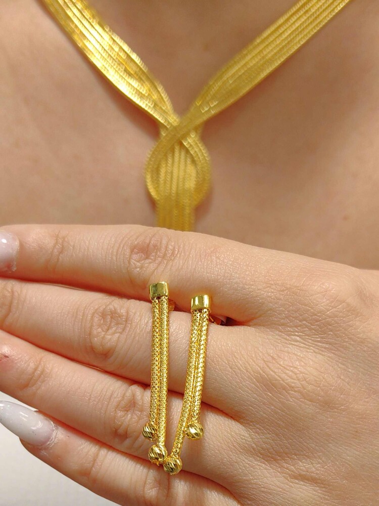 14 AYAR TÜL KALZE NİŞAN DÜĞÜN SET TAKIMI SET00384-387-388 - 3