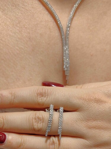 8 AYAR 2 SIRA SU YOLU NİŞAN DÜĞÜN SET TAKIMI SET00312-313-314 - 3