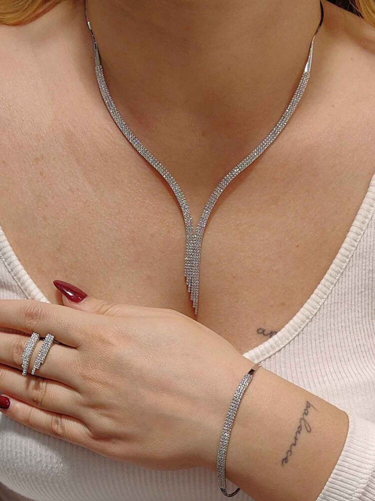 8 AYAR 3 SIRA SU YOLU NİŞAN DÜĞÜN SET TAKIMI SET00362-363-364 - 1