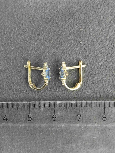 8 AYAR ÖZEL TASARIM MODEL TARZ BEBEK ALTIN KÜPE KUP03038 - 4