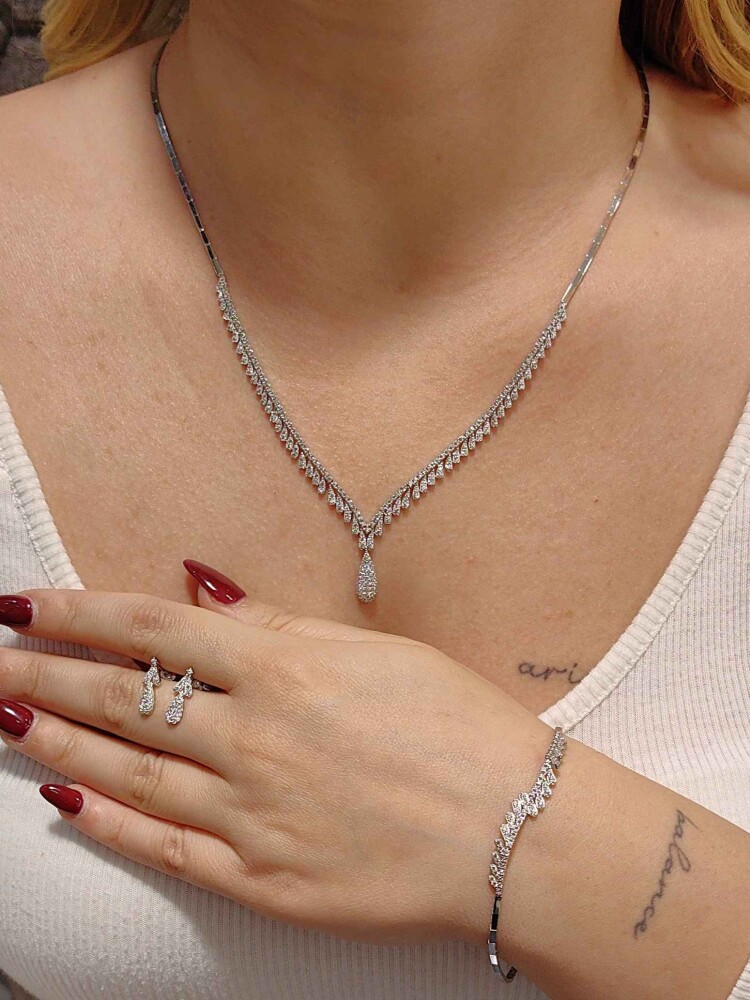 8 AYAR ÖZEL TASARIM NİŞAN DÜĞÜN SET TAKIMI SET00309-310-311 - 1