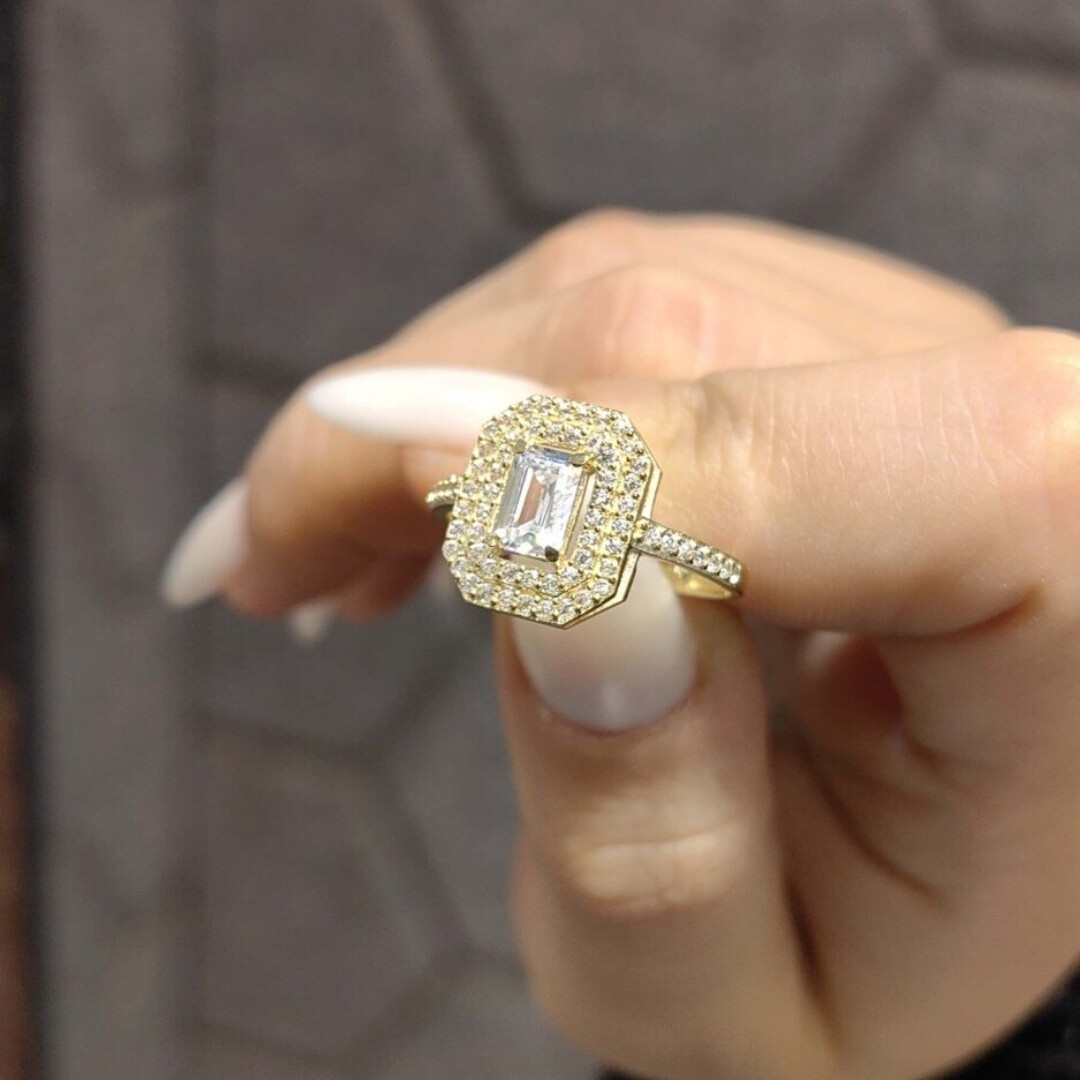 14 Ayar Baget Altın Yüzük YZ002243