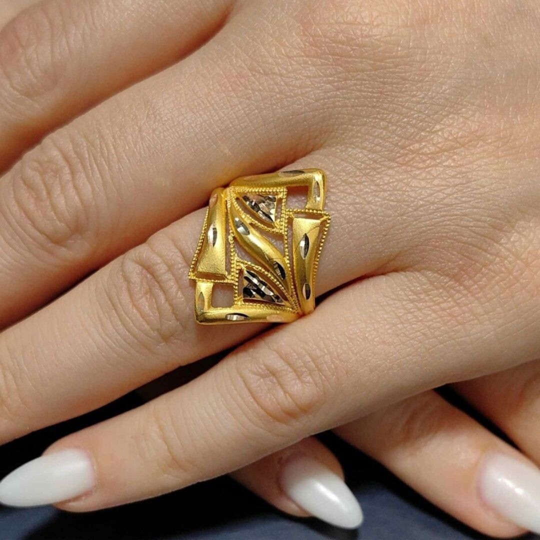 14 Ayar Tasarım Fantazi Yüzük YZ001727