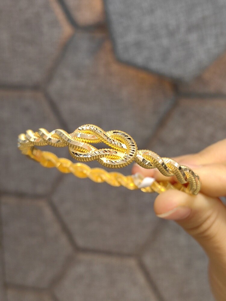 AJDA DÜĞÜM MODEL 14 AYAR TARZ ALTIN KELEPÇE KLP00739 - 2