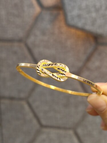 AŞK DÜĞÜMÜ AJDA MODEL 8 AYAR ALTIN KELEPÇE KLP00747 - 2