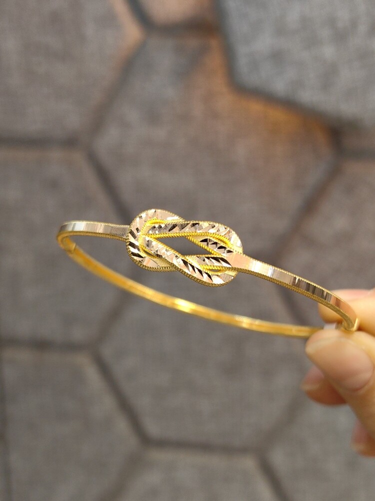 AŞK DÜĞÜMÜ AJDA MODEL 8 AYAR ALTIN KELEPÇE KLP00747 - 2