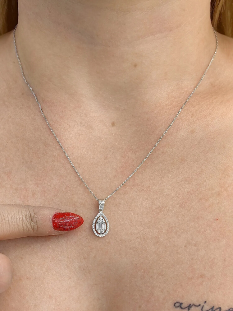 BAGET ALTIN KOLYE 8 AYAR KLY00557 - Nasip Kuyumcu