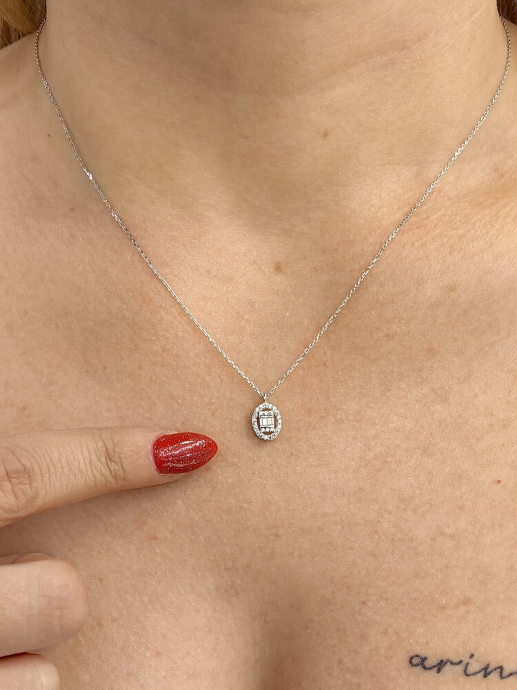 BAGET ALTIN KOLYE 8 AYAR KLY00560 - Nasip Kuyumcu