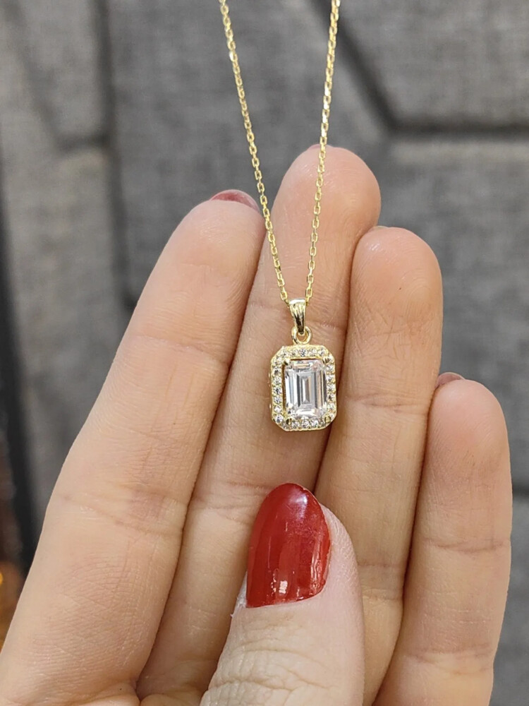 BAGET ALTIN KOLYE 8 AYAR KLY00791 - Nasip Kuyumcu