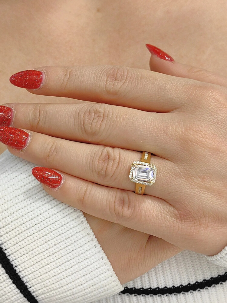 BAGET ALTIN YÜZÜK YZ000188 - Nasip Kuyumcu