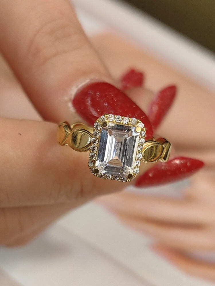 BAGET ALTIN YÜZÜK YZ000383 - Nasip Kuyumcu