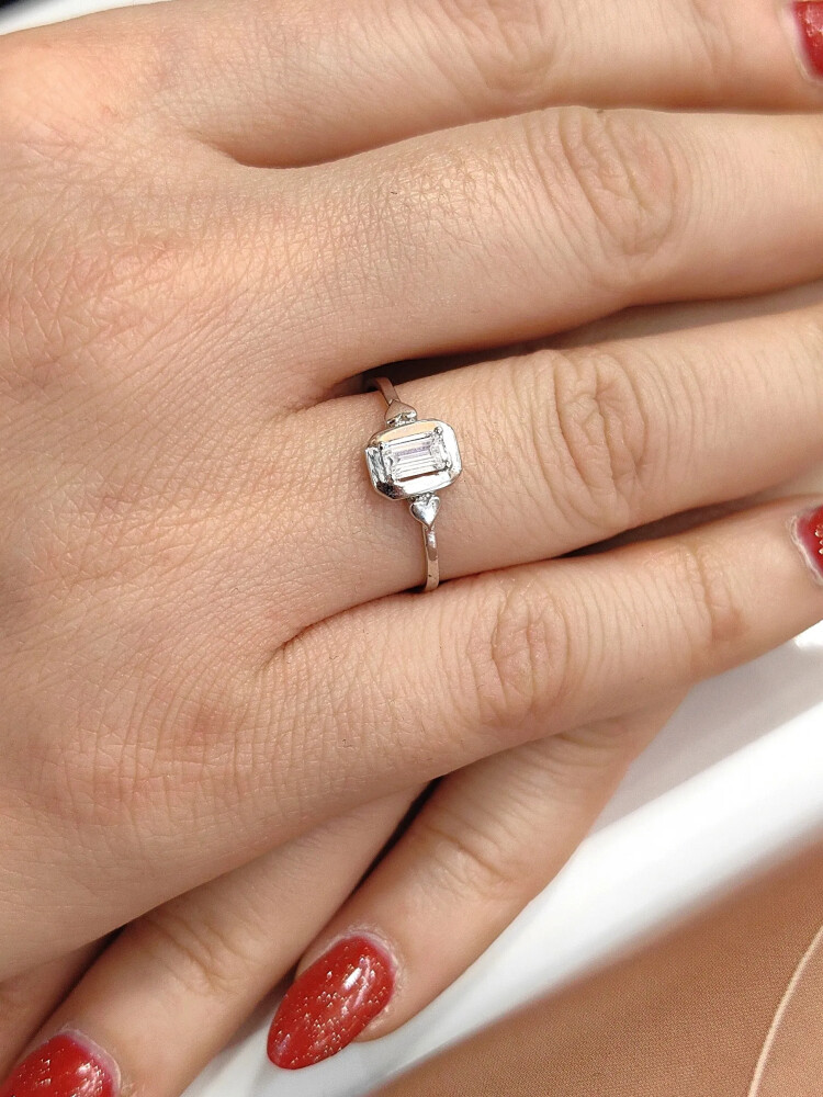 BAGET ALTIN YÜZÜK YZ000565 - Nasip Kuyumcu