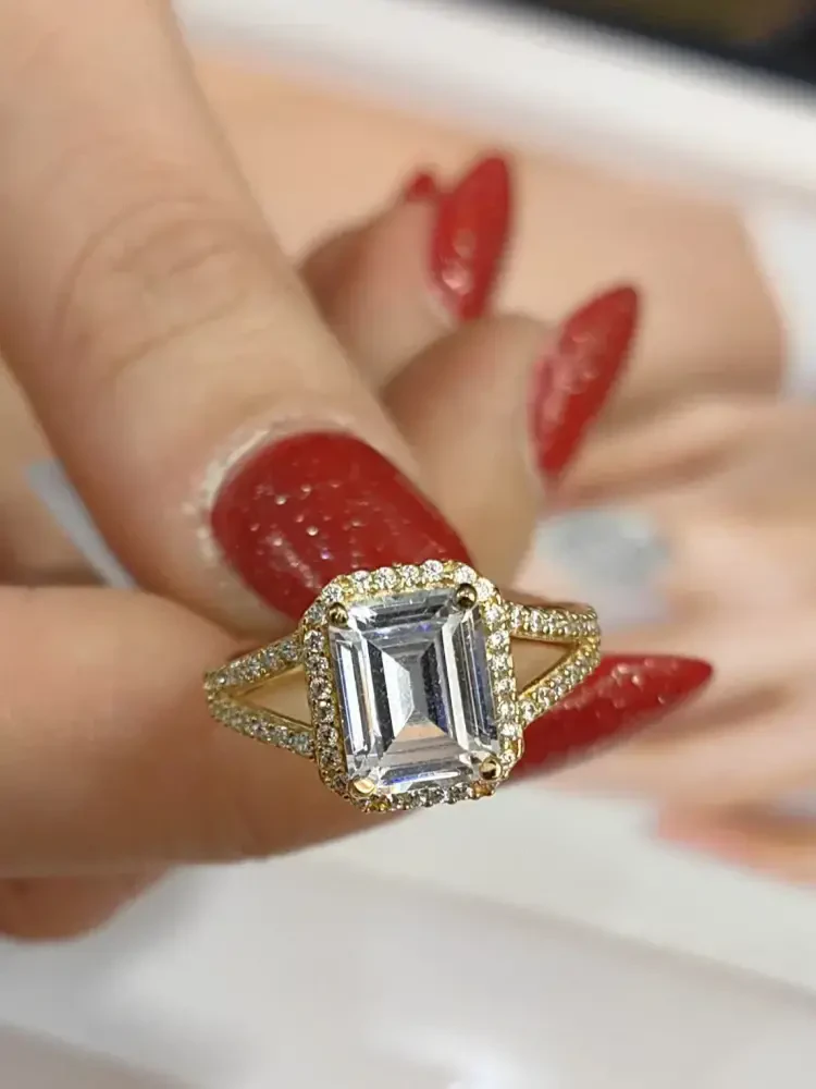 BAGET ALTIN YÜZÜK YZ000811 - Nasip Kuyumcu