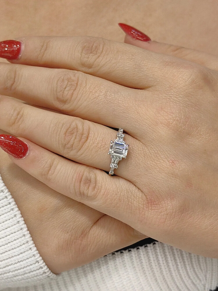 BAGET ALTIN YÜZÜK YZ001077 - Nasip Kuyumcu