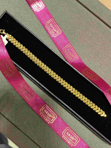 BAŞAK MODEL 22 AYAR ALTIN TARZ BİLEKLİK KNY02472 - 3