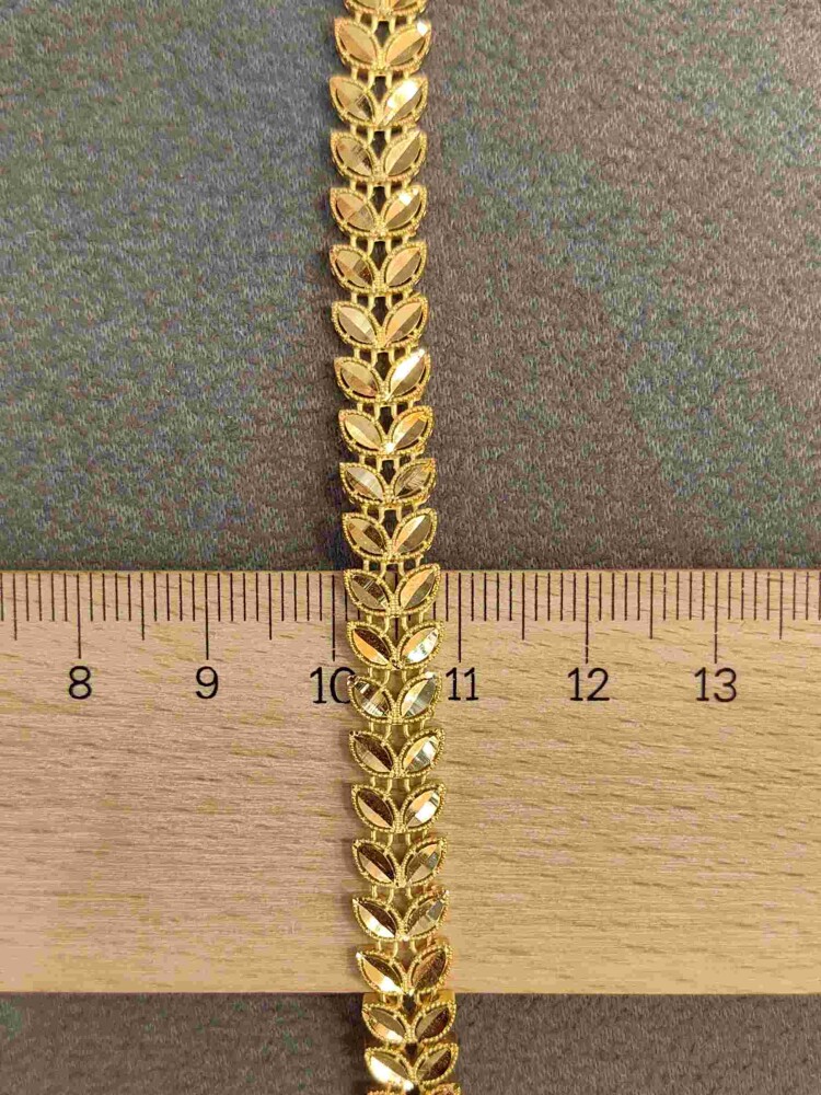 BAŞAK MODEL 22 AYAR ALTIN TARZ BİLEKLİK KNY02472 - 4