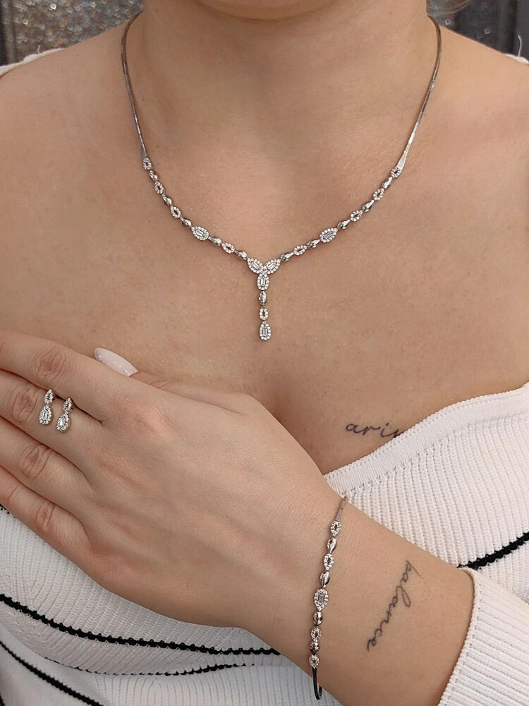 DAMLA MODEL SU YOLU 8 AYAR SET - Nasip Kuyumcu