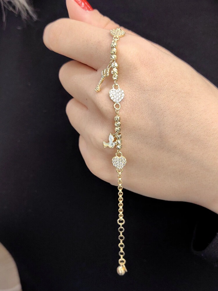 DORİKA ALTIN BİLEKLİK KNY01296 - Nasip Kuyumcu