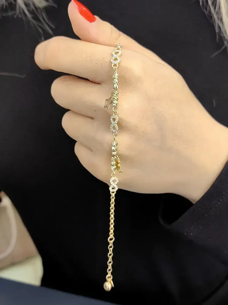 DORİKA ALTIN BİLEKLİK KNY01299 - Nasip Kuyumcu