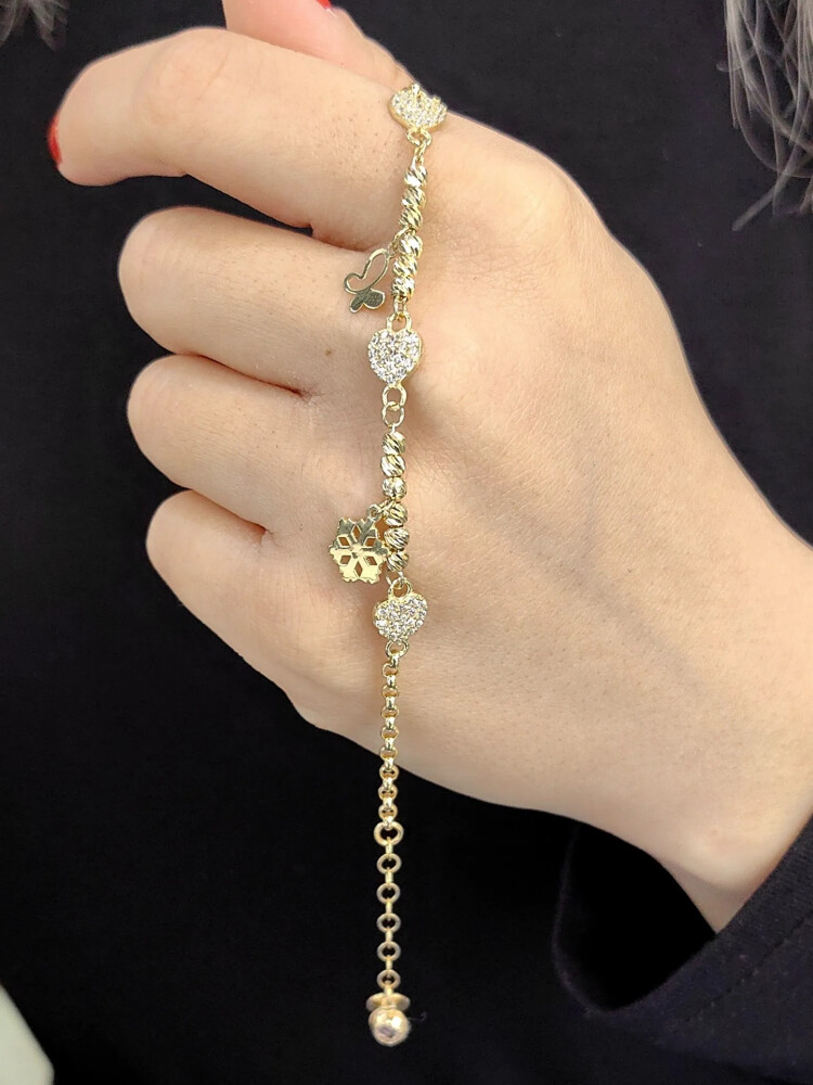 DORİKA ALTIN BİLEKLİK KNY01300 - Nasip Kuyumcu