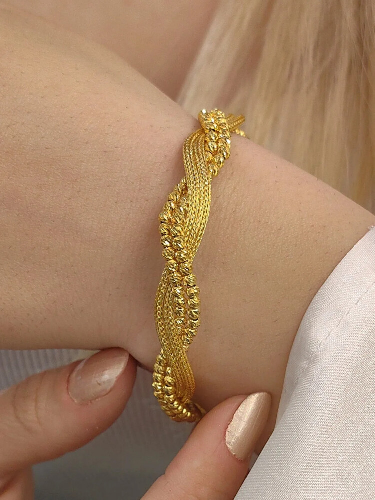 DORİKA ALTIN BİLEKLİK KNY00347 - Nasip Kuyumcu