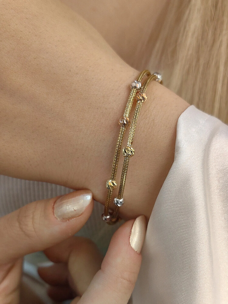 DORİKA ALTIN BİLEKLİK KNY00800 - Nasip Kuyumcu