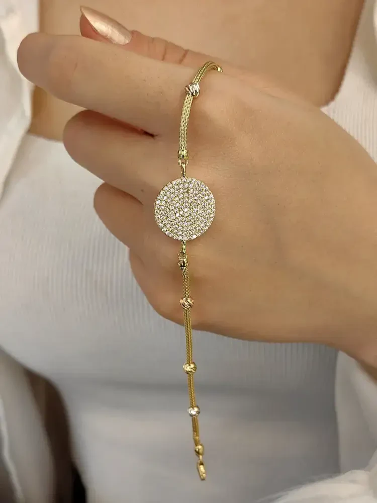 DORİKA ALTIN BİLEKLİK KNY00095 - Nasip Kuyumcu