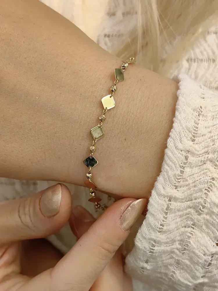 DORİKA ALTIN BİLEKLİK KNY00830 - Nasip Kuyumcu