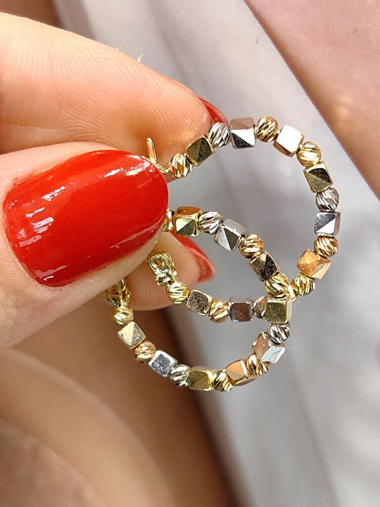 DORİKA ALTIN KÜPE KUP00117 - Nasip Kuyumcu