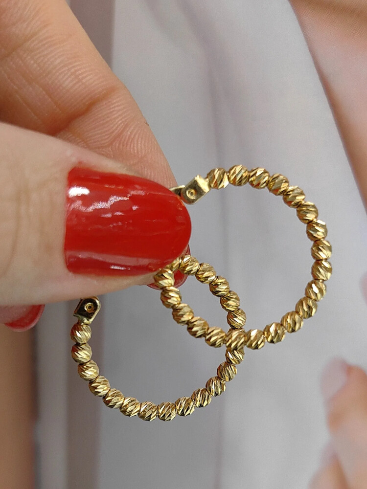 DORİKA ALTIN KÜPE KUP00960 - Nasip Kuyumcu