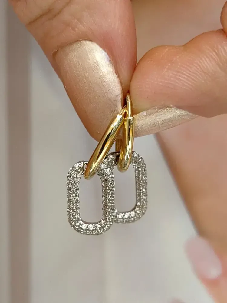 FANTAZİ ALTIN KÜPE KUP00192 - 1