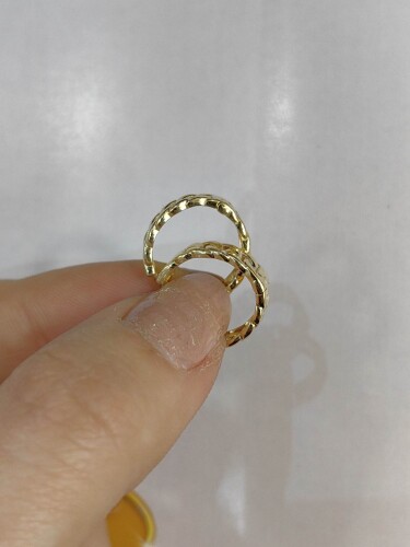 14 AYAR FANTAZİ ALTIN KÜPE KUP00681 - 3