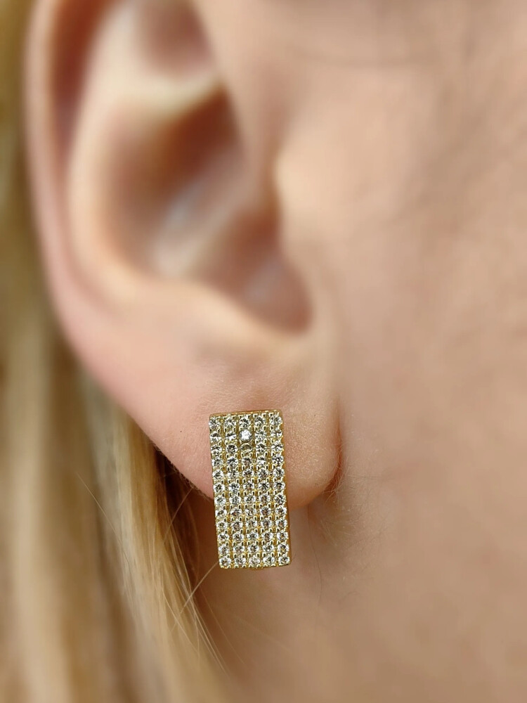 FANTAZİ ALTIN KÜPE KUP00937 - Nasip Kuyumcu